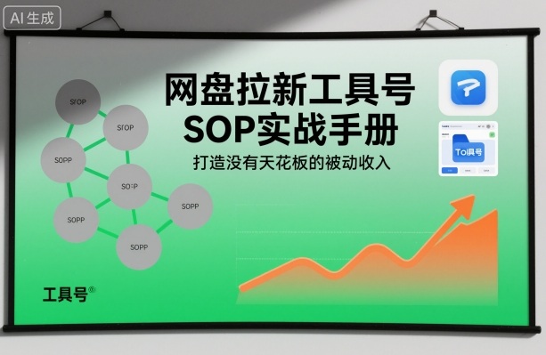 网盘拉新工具号SOP实战手册，打造没有天花板的被动收入小淇云库-创业网-网赚副业-网创副业-项目拆解-技术类创业资源网-副业网-免费资源下载小淇云库