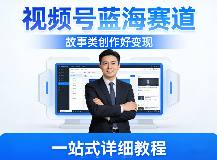 视频号蓝海赛道，故事类创作好变现，一站式详细教程小淇云库-创业网-网赚副业-网创副业-项目拆解-技术类创业资源网-副业网-免费资源下载小淇云库