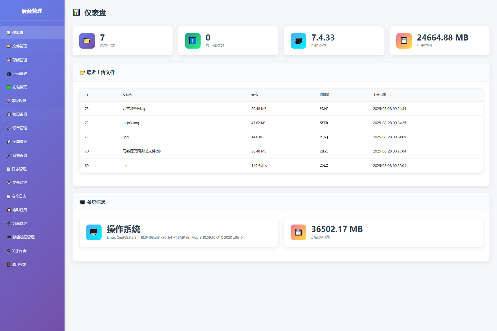 9月更新 临时文件快传系统源码 全开源附教程小淇云库-创业网-网赚副业-网创副业-项目拆解-技术类创业资源网-副业网-免费资源下载小淇云库