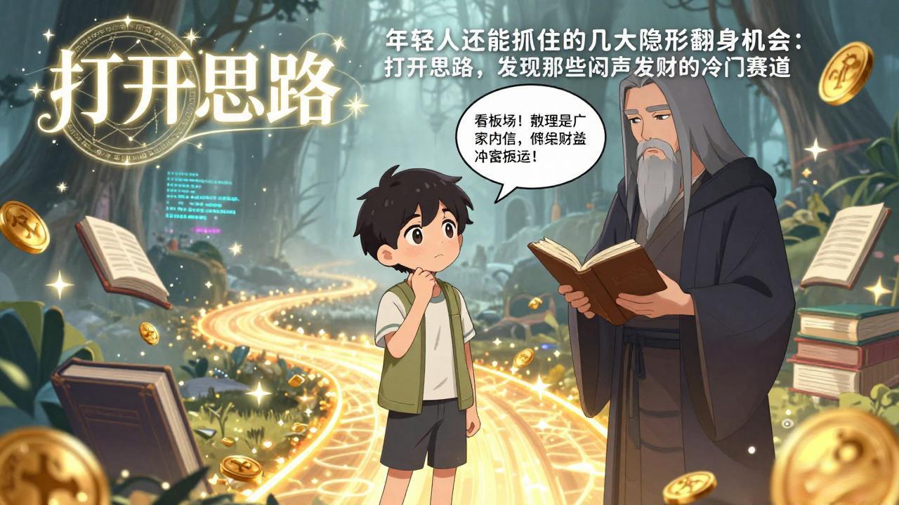 付费文1+2:年轻人还能抓住的几大隐形翻身机会:打开思路,发现那些闷声发财的冷门赛道小淇云库-创业网-网赚副业-网创副业-项目拆解-技术类创业资源网-副业网-免费资源下载小淇云库