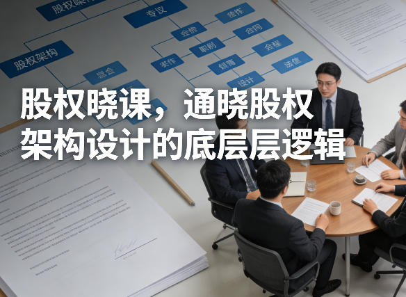 股权晓课，通晓股权架构设计的底层逻辑小淇云库-创业网-网赚副业-网创副业-项目拆解-技术类创业资源网-副业网-免费资源下载小淇云库