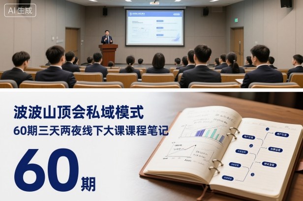 波波山顶会私域模式60期三天两夜线下大课课程笔记(文档)小淇云库-创业网-网赚副业-网创副业-项目拆解-技术类创业资源网-副业网-免费资源下载小淇云库