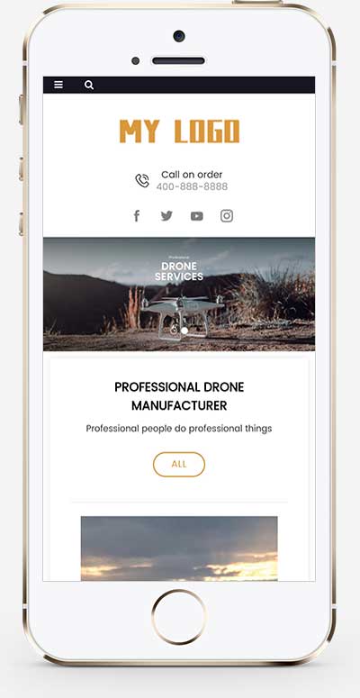 响应式无人机英文外贸企业pbootcms网站模板小淇云库-创业网-网赚副业-网创副业-项目拆解-技术类创业资源网-副业网-免费资源下载小淇云库