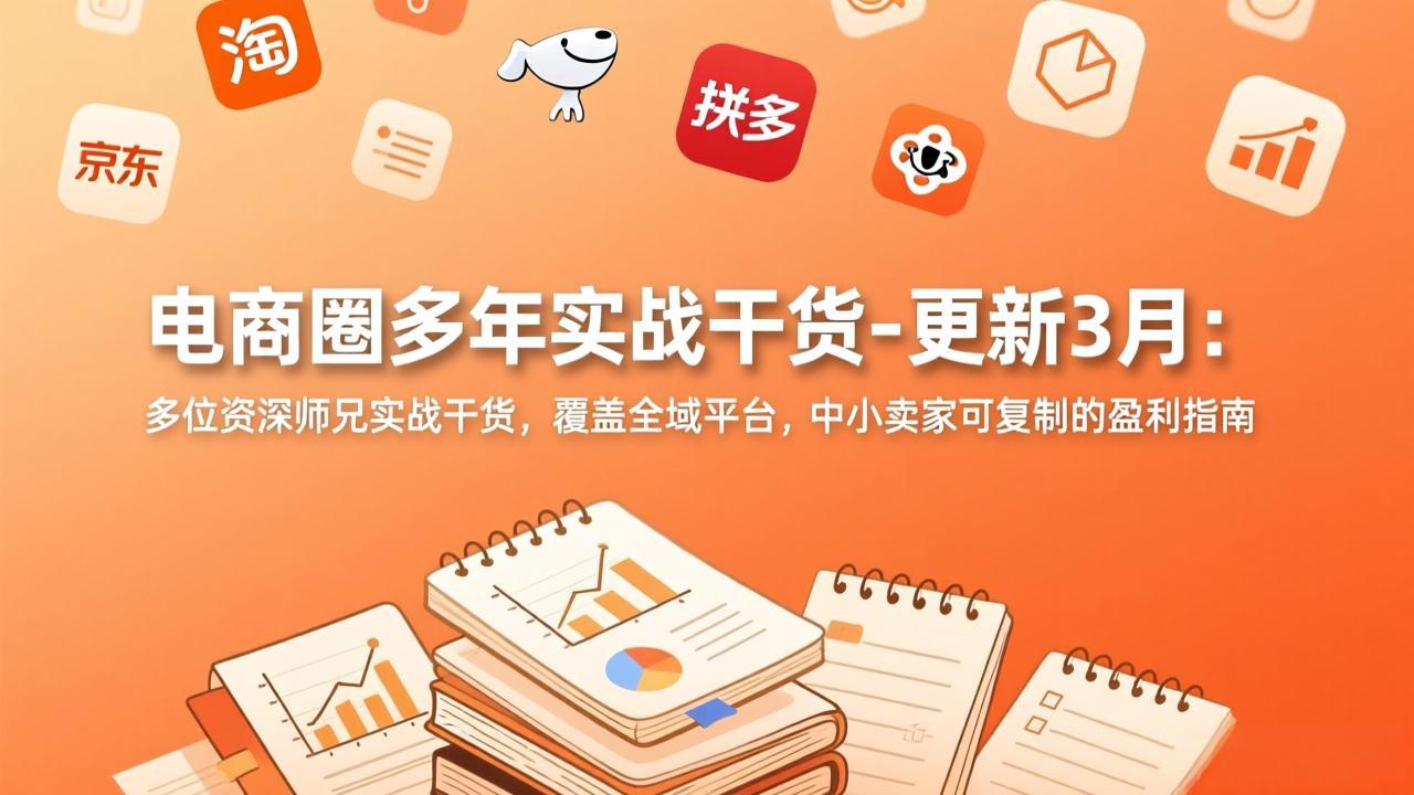 电商圈多年实战干货-更新3月：多位资深师兄实战干货，覆盖全域平台，中小卖家可复制的盈利指南小淇云库-创业网-网赚副业-网创副业-项目拆解-技术类创业资源网-副业网-免费资源下载小淇云库