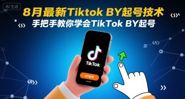 8月最新Tiktok搬运起号技术，手把手教你学会TikTok搬运起号小淇云库-创业网-网赚副业-网创副业-项目拆解-技术类创业资源网-副业网-免费资源下载小淇云库