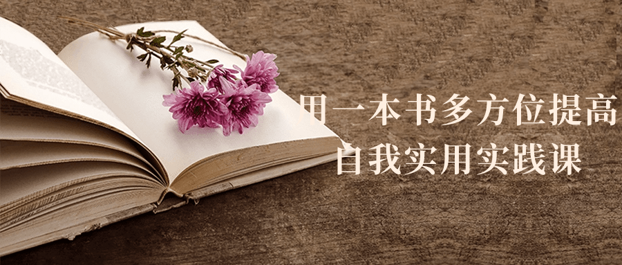 用一本书多方位提高自我实用实践课小淇云库-创业网-网赚副业-网创副业-项目拆解-技术类创业资源网-副业网-免费资源下载小淇云库