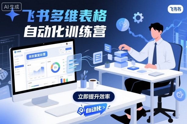 飞书多维表格自动化训练营，手把手教你告别重复处理，用多维表格开启高效办公新模式小淇云库-创业网-网赚副业-网创副业-项目拆解-技术类创业资源网-副业网-免费资源下载小淇云库