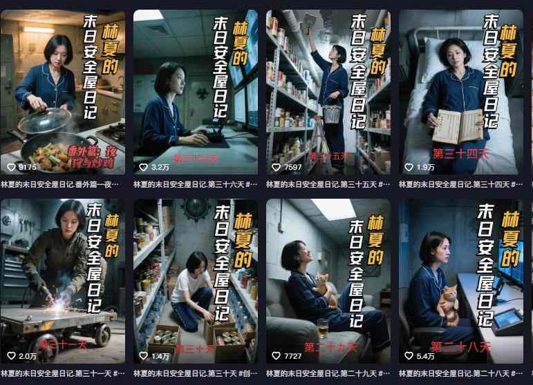 十个作品涨粉近20W！用AI制作末日安全日记连载，日入4位数，评论区爆肝求更新（附详细步骤）小淇云库-创业网-网赚副业-网创副业-项目拆解-技术类创业资源网-副业网-免费资源下载小淇云库